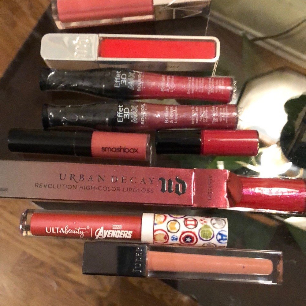 Bundle of new and slightly used lip glosses